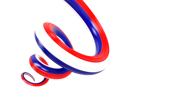 3d Flag of Croatia 3d Spiral Glossy Ribbon Flag Of Croatia 3d Illustration png