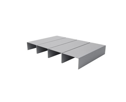 Metal staples for stapler 3d illustration png