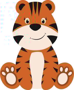Cute Wildlife Animal Characters. Illustration in Cartoon Style. vector