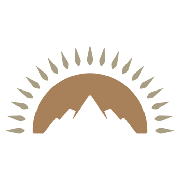 Mountains landscape hand drawn silhouette illustration for retro logo design png