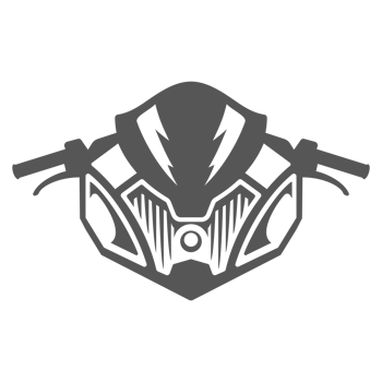 Sport motorcycle hand drawn silhouette illustration for vintage logo design png