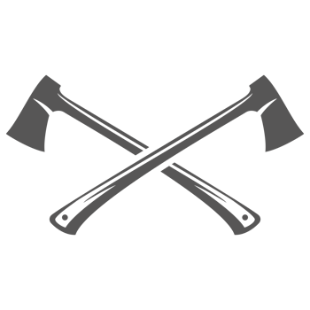 Axe hand drawn silhouette illustration for vintage logo design png
