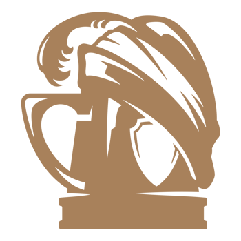 Mug of beer and a German hunting hat hand drawn silhouette illustration for retro logo design png
