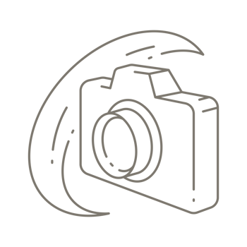 Camera with Crescent Line Art png