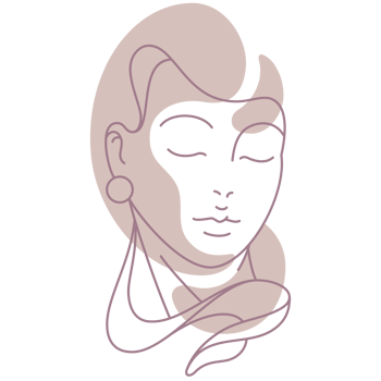 Woman Face Abstract Line Art png