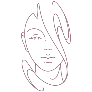Woman Face Minimalist Line Art png