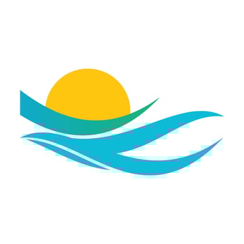 Water Wave Icon vector