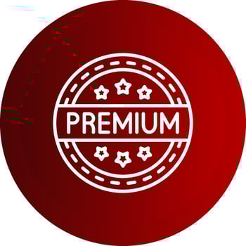Premium Line Button Icon vector