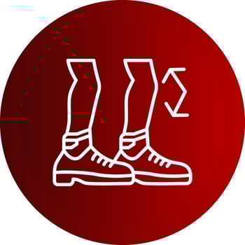 Bending Line Button Icon vector