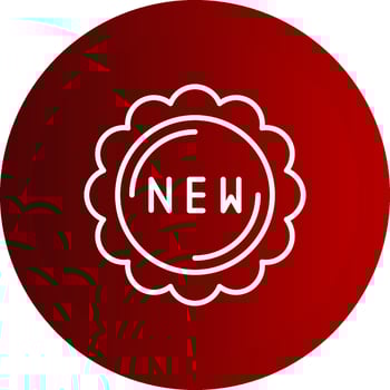 New Line Button Icon vector