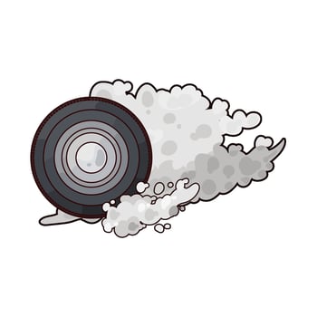 Illustration of tire vector