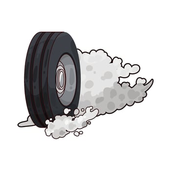 Illustration of tire vector