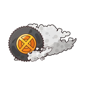 Illustration of tire vector