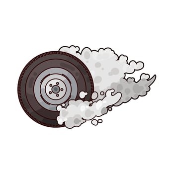 Illustration of tire vector