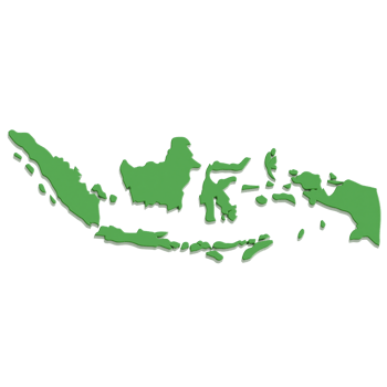Indonesia Maps 3d Illustration png