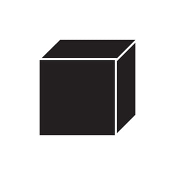 cube icon illustration vector