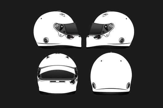 Arai GP - 6s Helmet vector