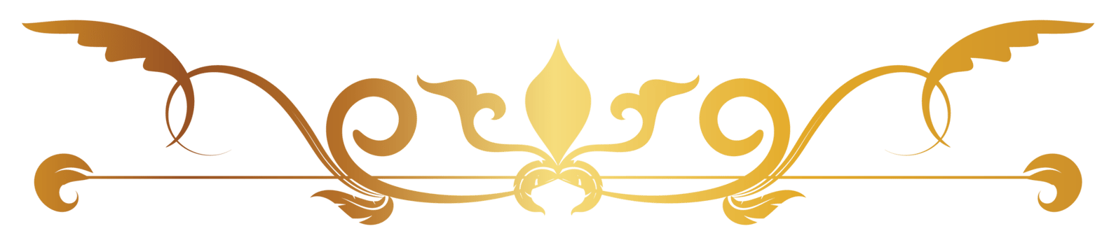 Elegant golden classic lines for making vintage greeting cards. png