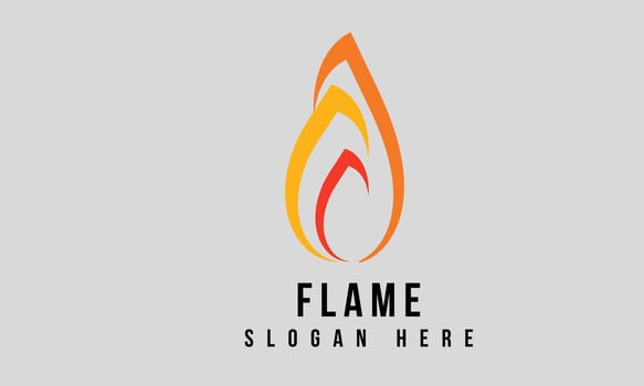 The creative color flame Logo for your Business vector