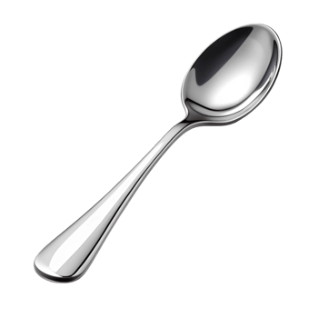 Beautiful High Quality Cutlery Spoon Isolated on Transparent Background png