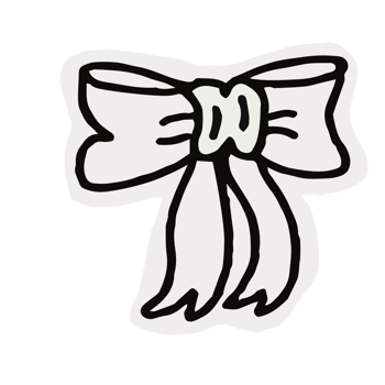 Doodle hand draw illustration elements, cute decoration, Black and White. On Transparent Background. png