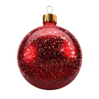 Generated Ai Christmas Ball Decoration png