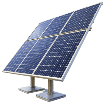 Solar panel array, representing renewable energy and sustainable power generation png