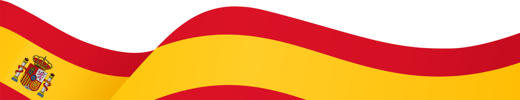 Spain flag wave png