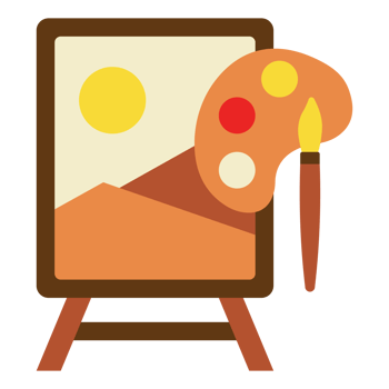 Isolated Painting Color Icon png