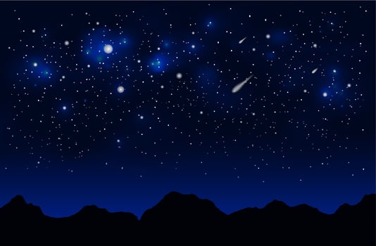 Dark space background. vector