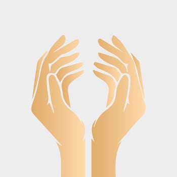 Hands poses. Female hand holding and pointing gestures, fingers, Cartoon human palms and wrist vector