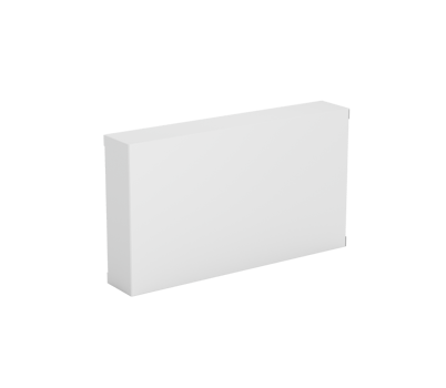 3d Empty White Rectangular Cardboard Box Mock Up Design 3D Illustration png