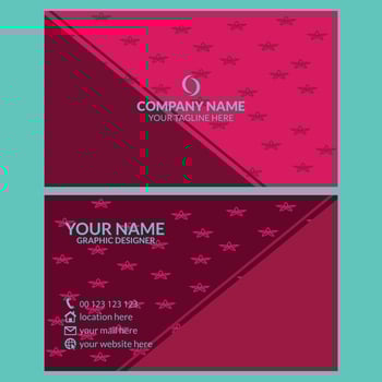 Creative Professional Business Card Design Template vector