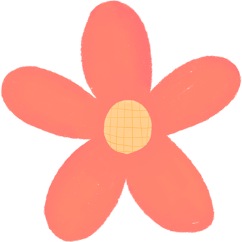 cartoon flower. illustration png
