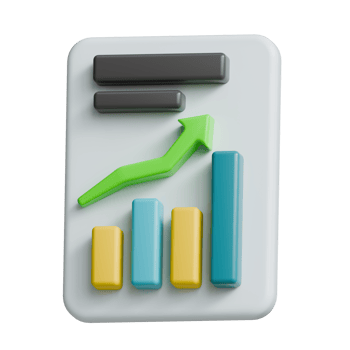Graphic Chart 3d icon png