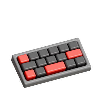 Keyboard 3d icon png