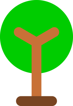 Tree doodle icon png