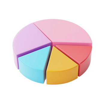 A Pie Chart On A Transparent Background png