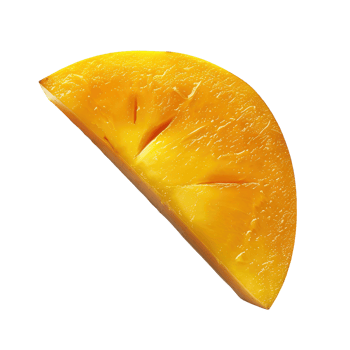 Mango slice isolated png