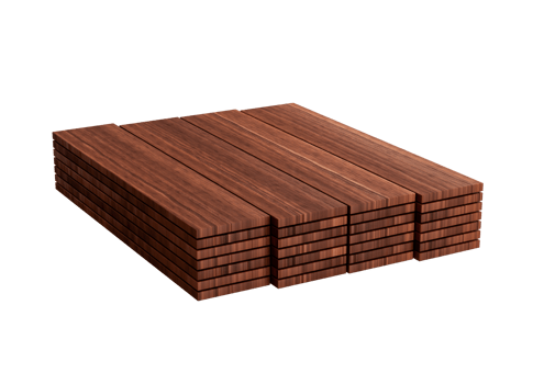 Stack Of High Quality Seamless Realistic Brown Wooden Planks 3D Illustration png