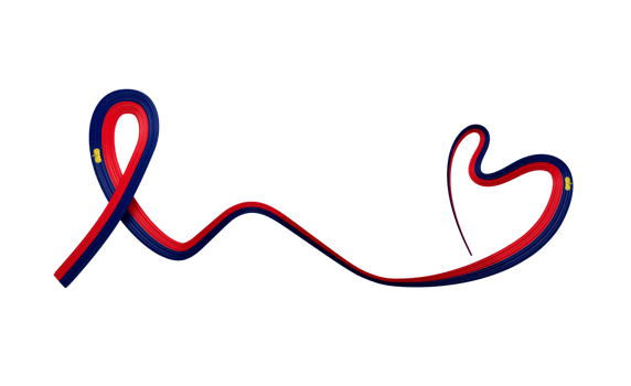 3d Flag Of Liechtenstein Heart Shape Wavy Awareness Ribbon Flag 3d Illustration png
