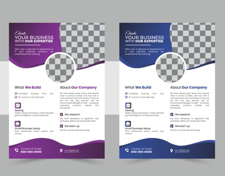 templates of a4 flyer, Creative corporate business flyer template design set, Geometric shape, perfect for creative professional business, trendy creative corporate multipurpose minimal flyer vector