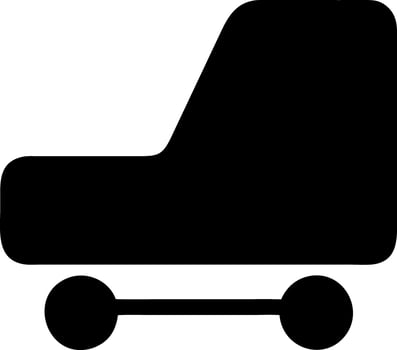 stretcher black fill icon vector