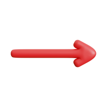 Red Arrow. 3d Red Arrow. 3D Red arrow In Different Style and shapes png