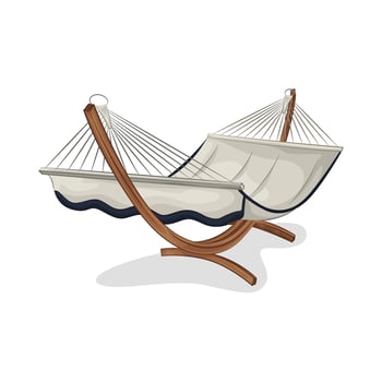 Illustration of hammock vector
