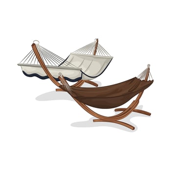 Illustration of hammock vector