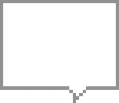 8bit retro game pixel speech bubble balloon icon sticker memo keyword planner text box banner png