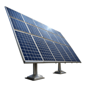 Solar panel system, possibly used for renewable energy generation png