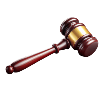 Wooden judges gavel, a symbol of judicial authority png