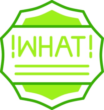 What Green Tone Icon vector